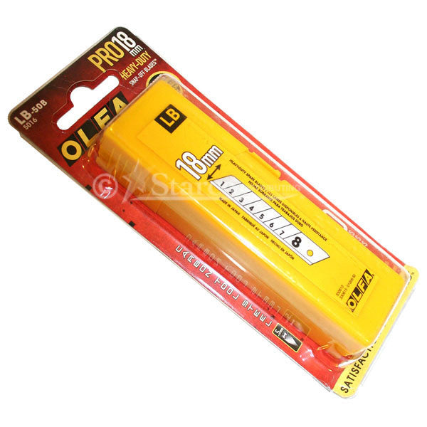 NT Cutter 18mm Heavy-Duty Snap-Off Blades, 50-Blade / Pack, 1 Pack